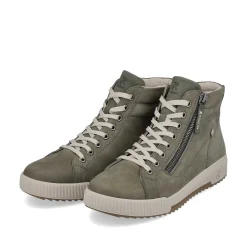 Rieker Women'S Sneaker High Khaki Green