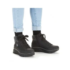 Rieker Women'S Sneaker High Deep Black