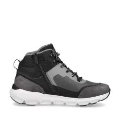 Rieker Women'S Sneaker High Stone-Grey Ocean-Blue