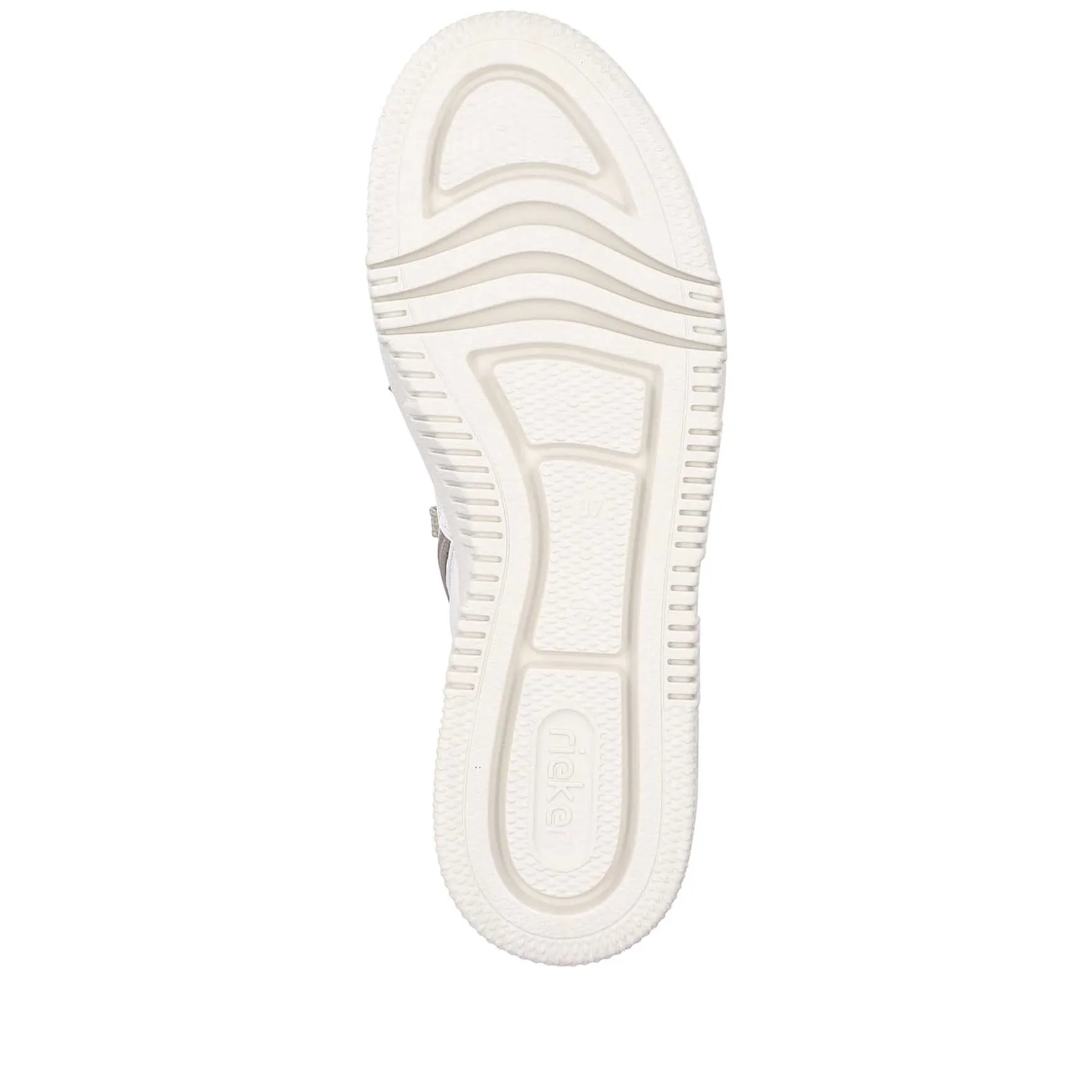 Rieker Women'S Sneaker High Swan White Beige