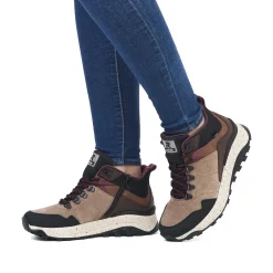 Rieker Women'S Sneaker High Chocolate Brown