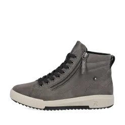 Rieker Women'S Sneaker High Stone Grey
