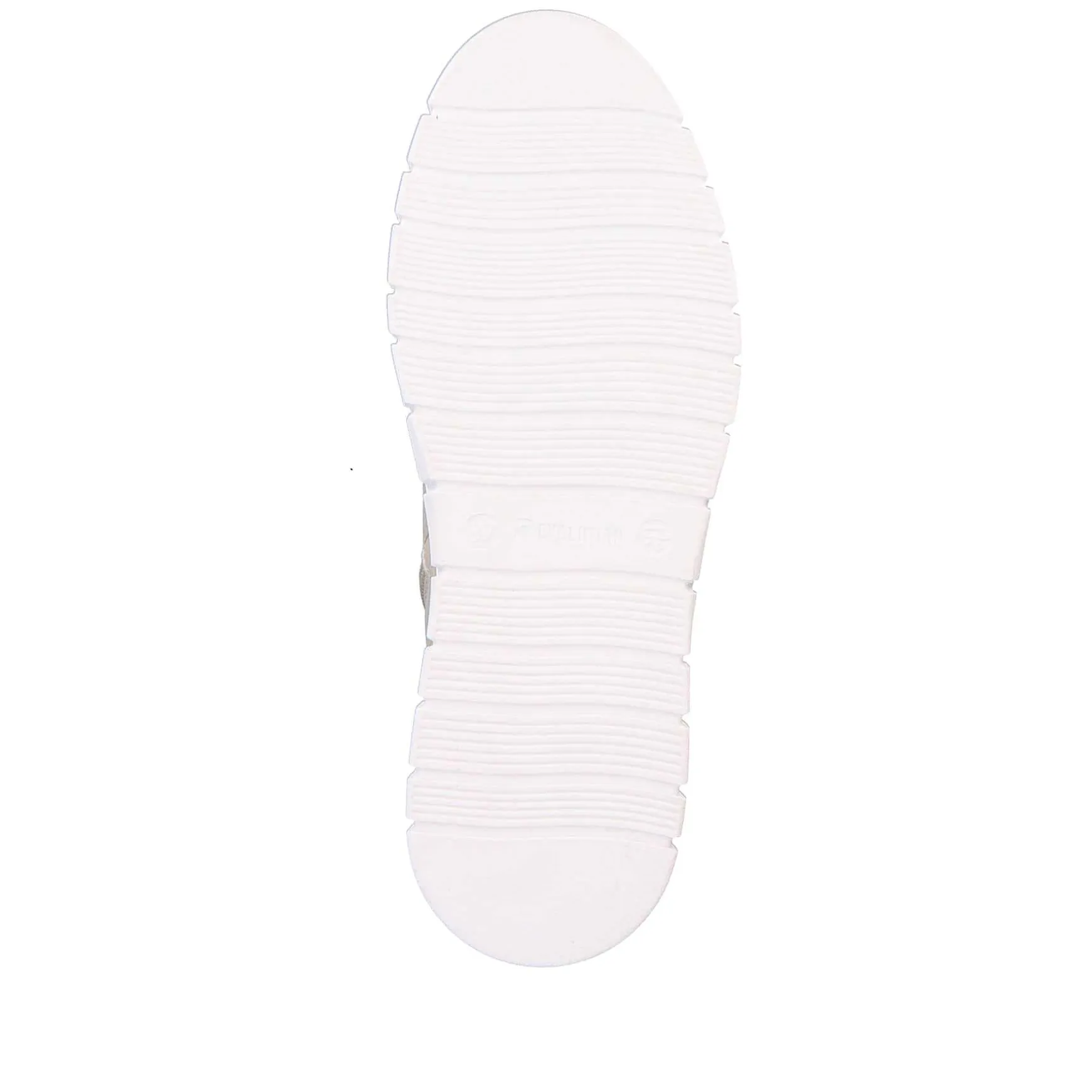 Rieker Women'S Sneaker High Glitter Gold Frost White