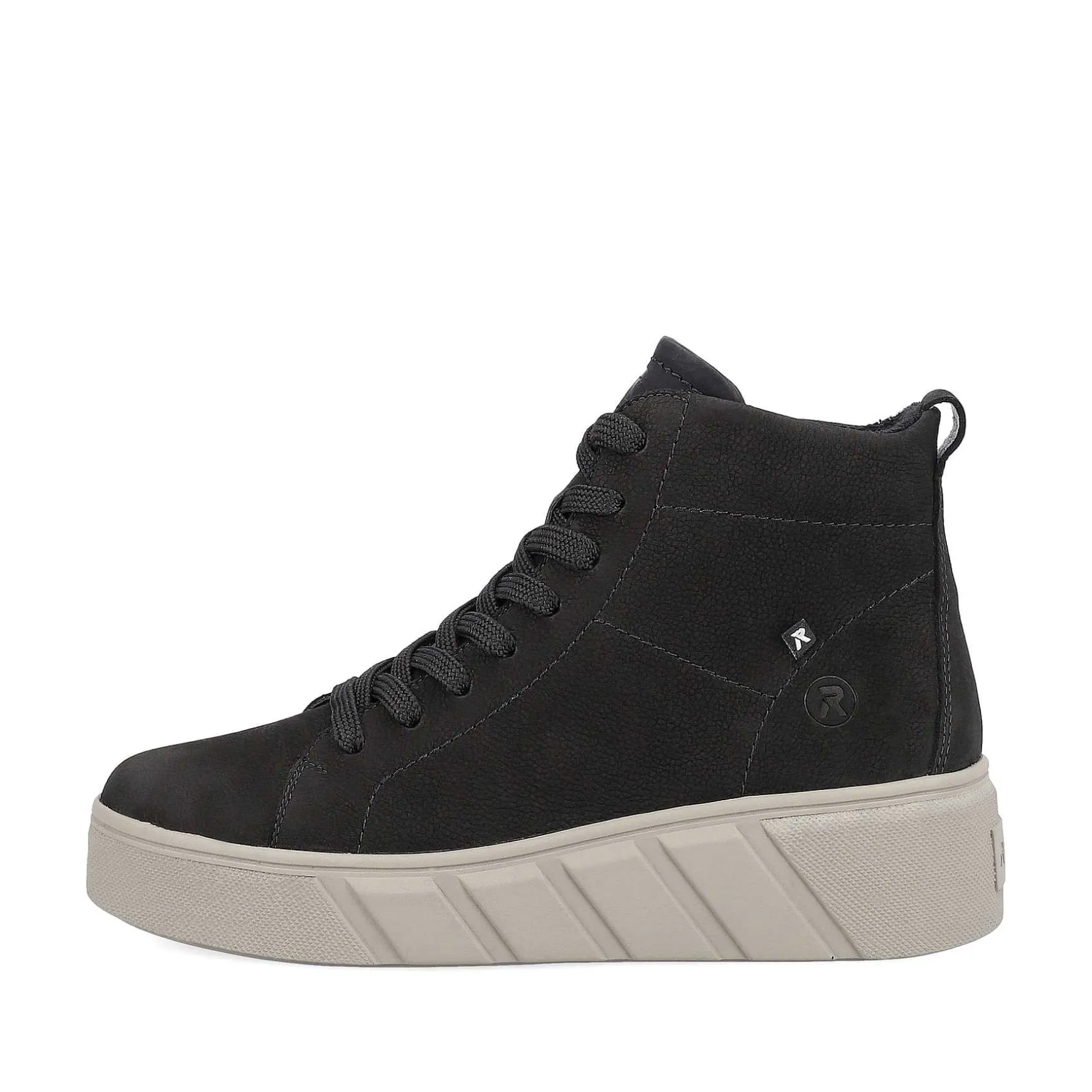 Rieker Women'S Sneaker High Urban Black