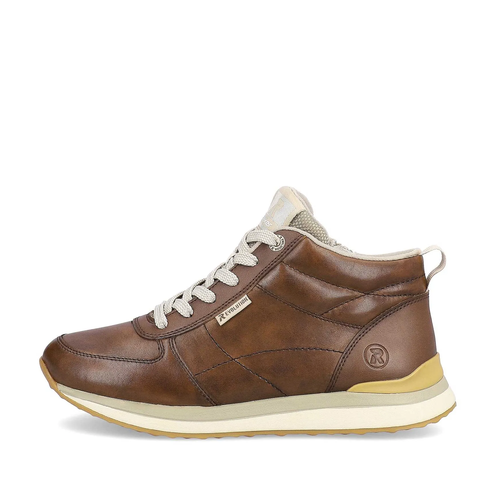 Rieker Women'S Sneaker High Wood Brown