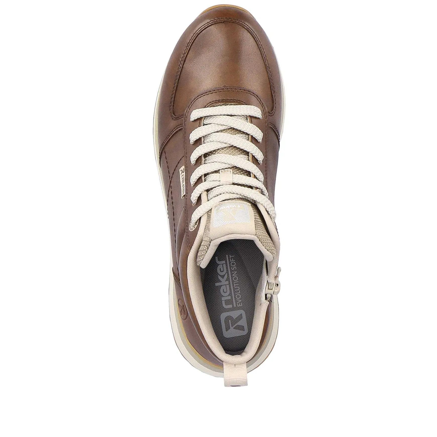 Rieker Women'S Sneaker High Wood Brown