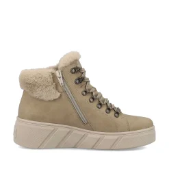Rieker Women'S Sneaker High Clay Beige