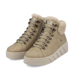 Rieker Women'S Sneaker High Clay Beige