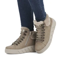 Rieker Women'S Sneaker High Clay Beige
