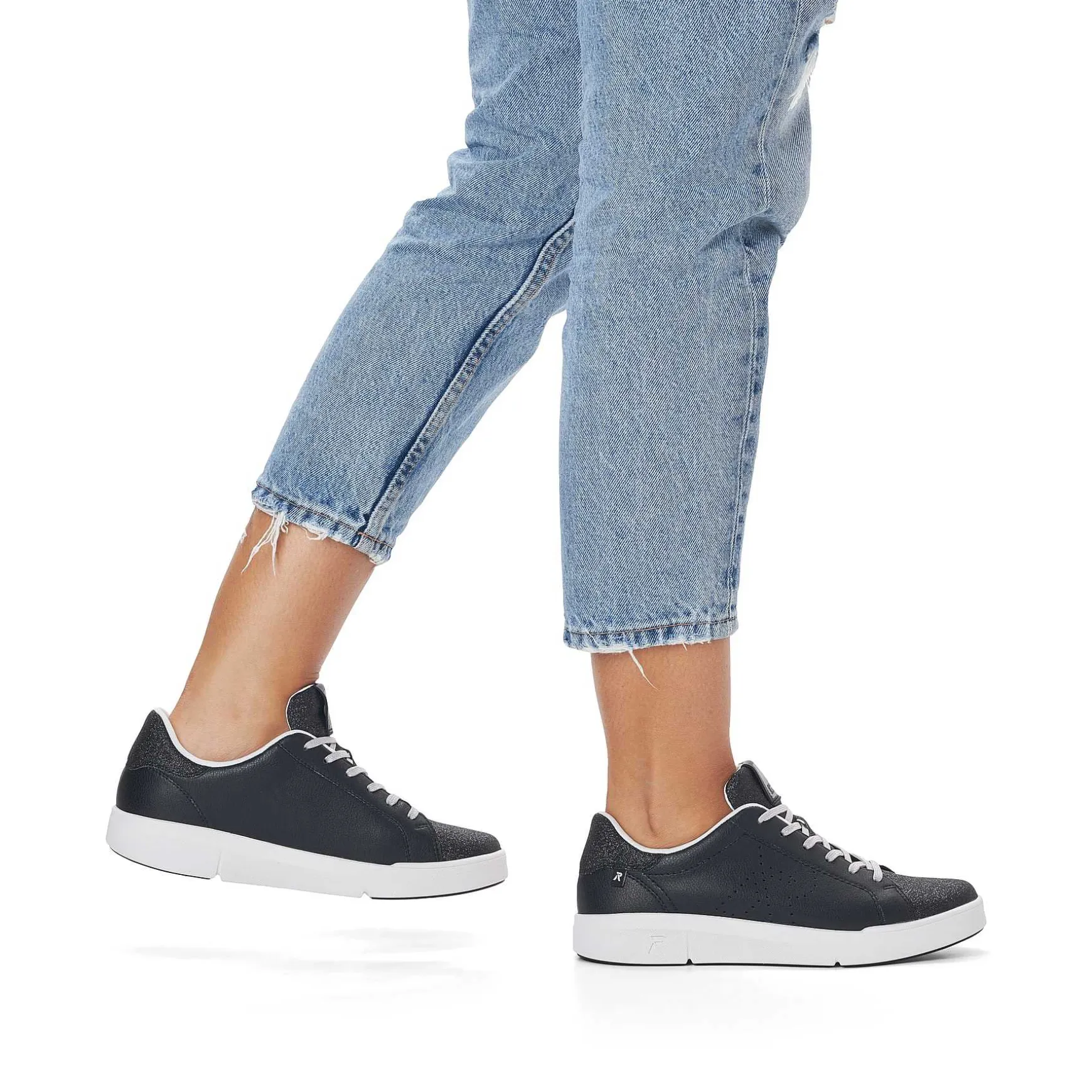 Rieker Women'S Sneaker Low Noir