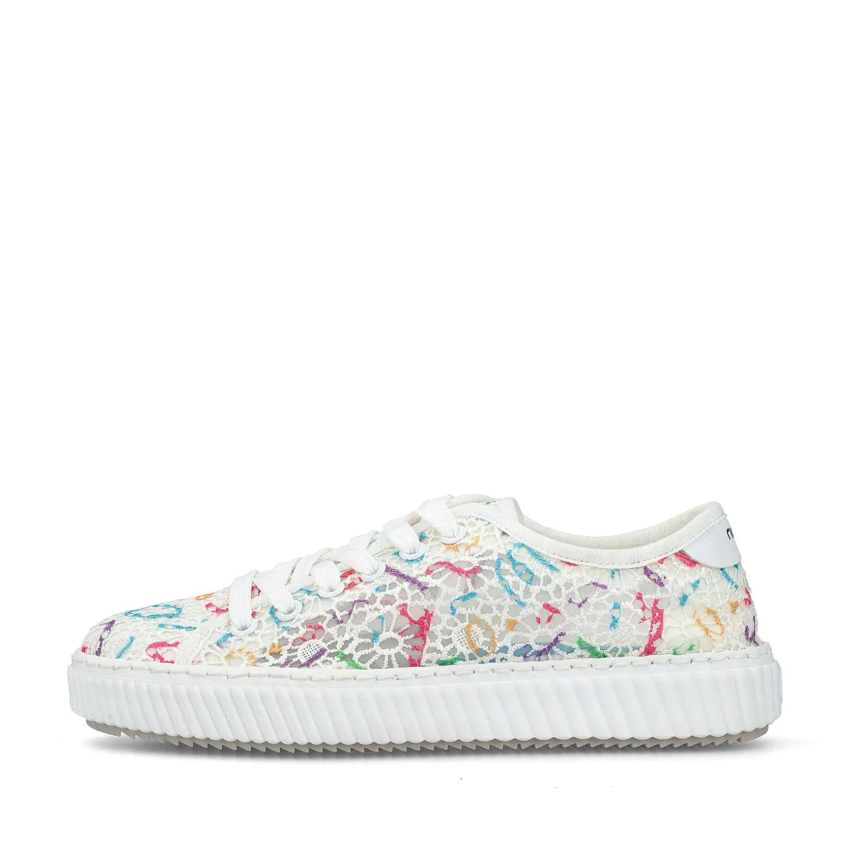 Rieker Women'S Sneaker Low Multi-Snow White