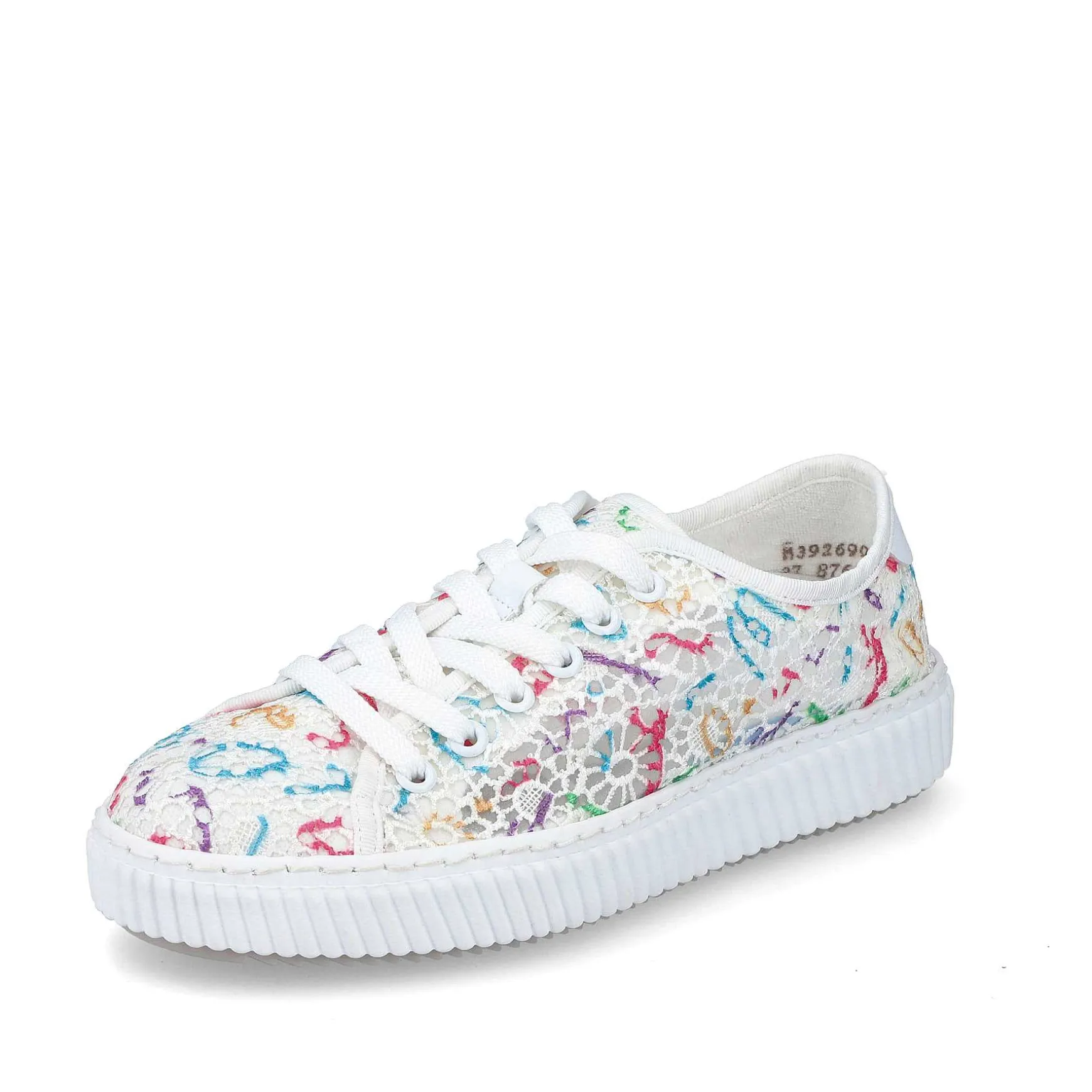 Rieker Women'S Sneaker Low Multi-Snow White
