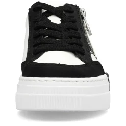 Rieker Women'S Sneaker Low Crystal White-Deep Black