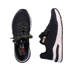 Rieker Women'S Sneaker Low Night Black