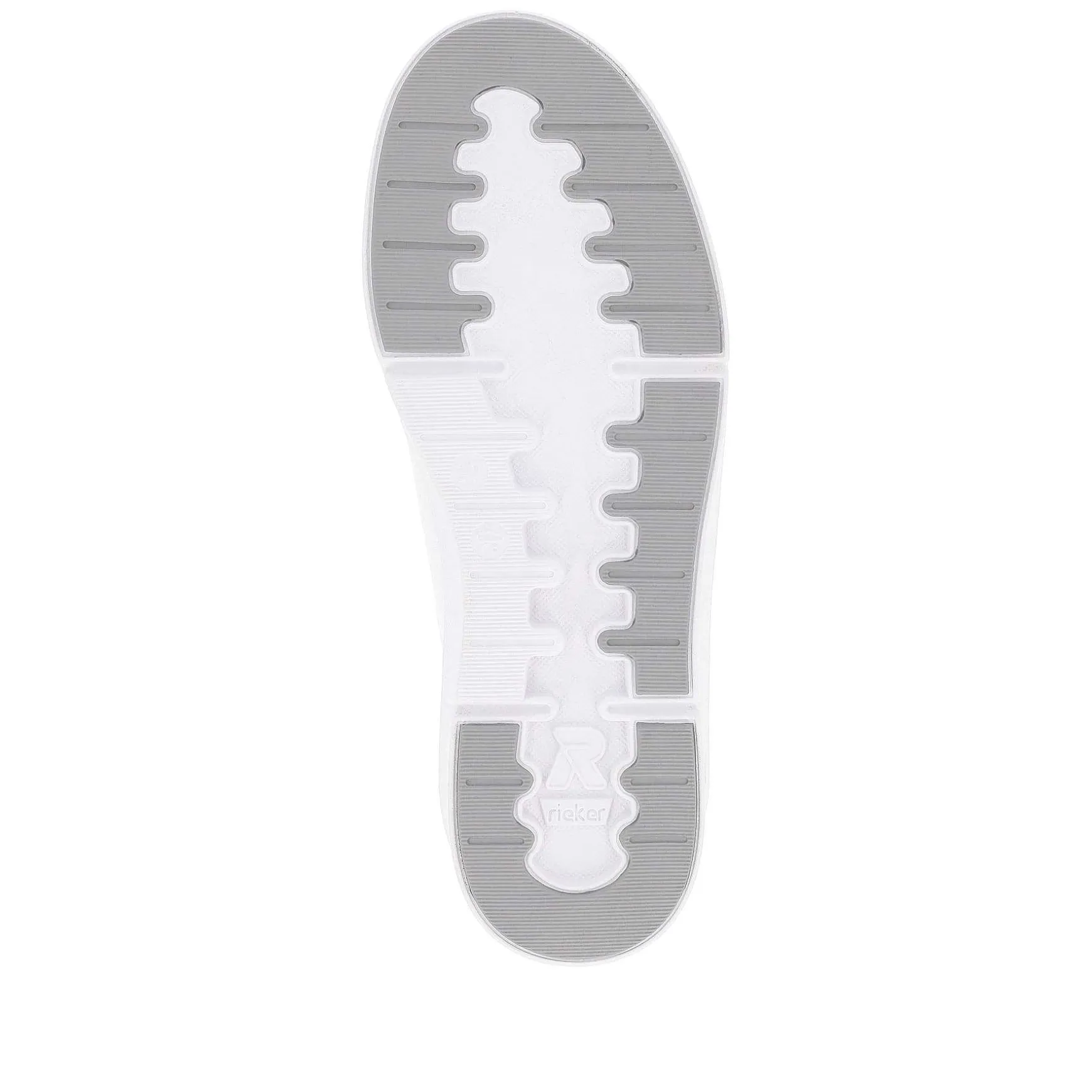 Rieker Women'S Sneaker Low Quartz-White Light-Grey