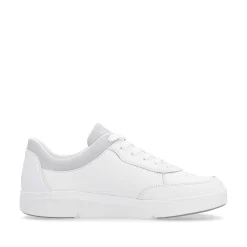 Rieker Women'S Sneaker Low Quartz-White Light-Grey