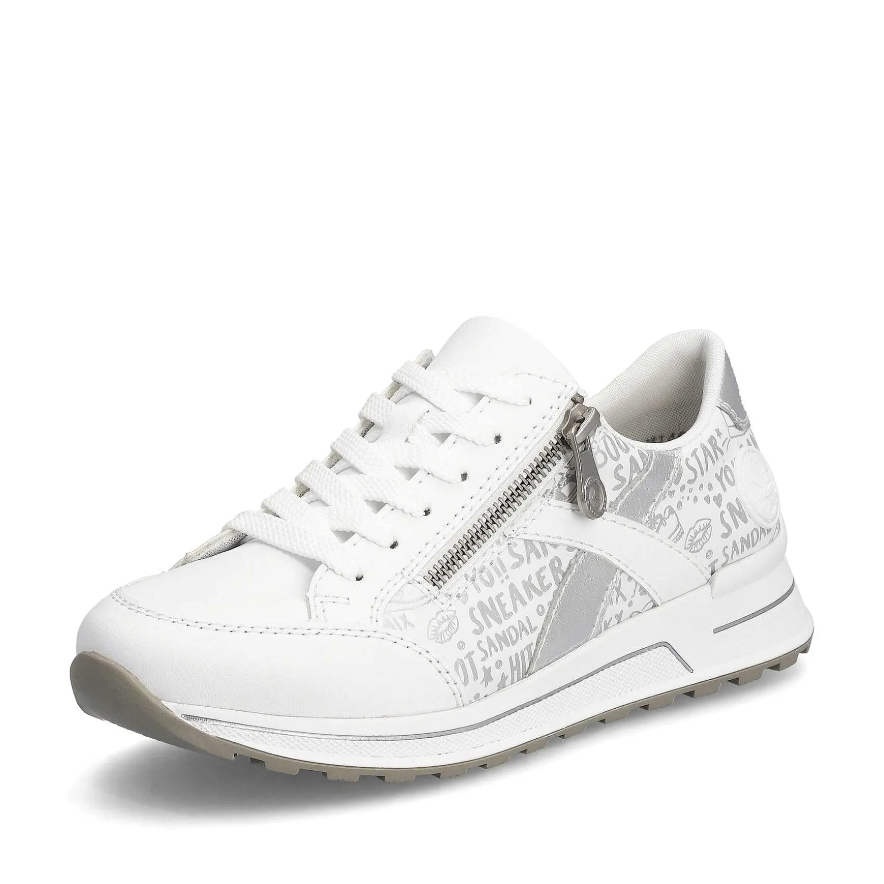 Rieker Women'S Sneaker Low Pure White