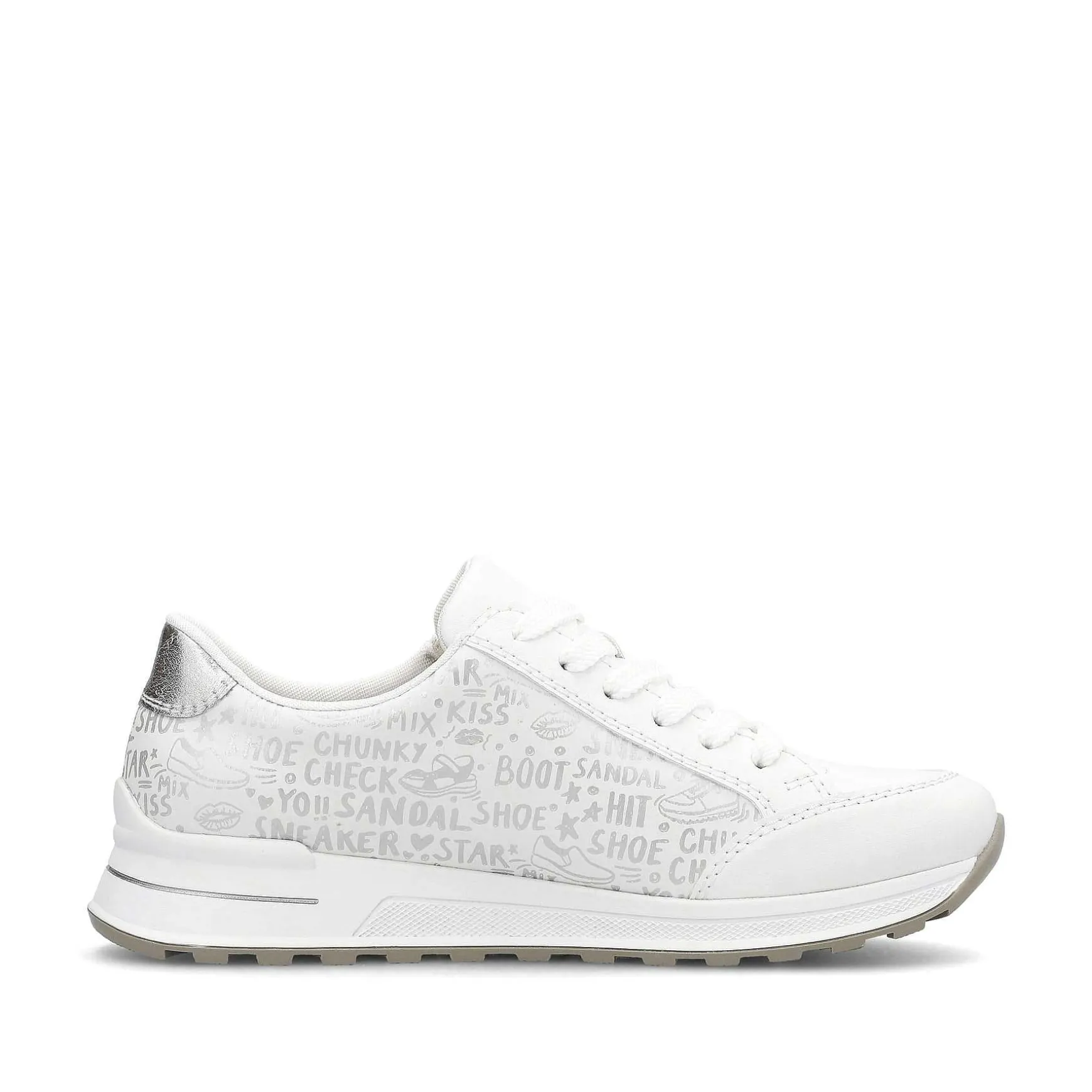 Rieker Women'S Sneaker Low Pure White