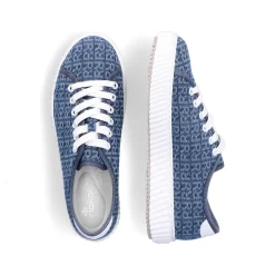 Rieker Women'S Sneaker Low Slate Blue
