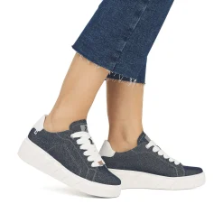 Rieker Women'S Sneaker Low Denim