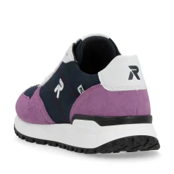 Rieker Women'S Sneaker Low Atlantic-Blue Violet