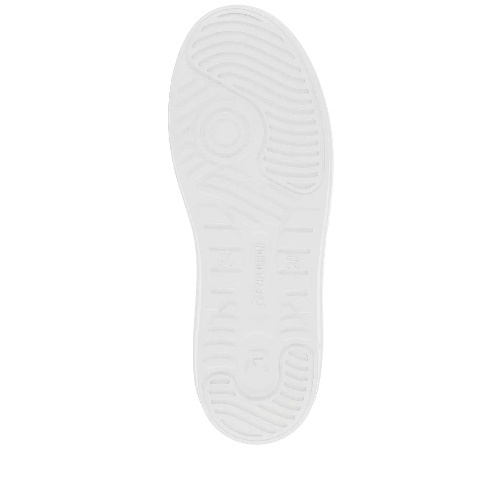 Rieker Women'S Sneaker Low Crystal-White Deep-Black