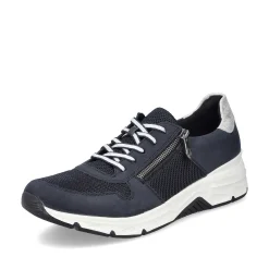 Rieker Women'S Sneaker Low Steel Blue