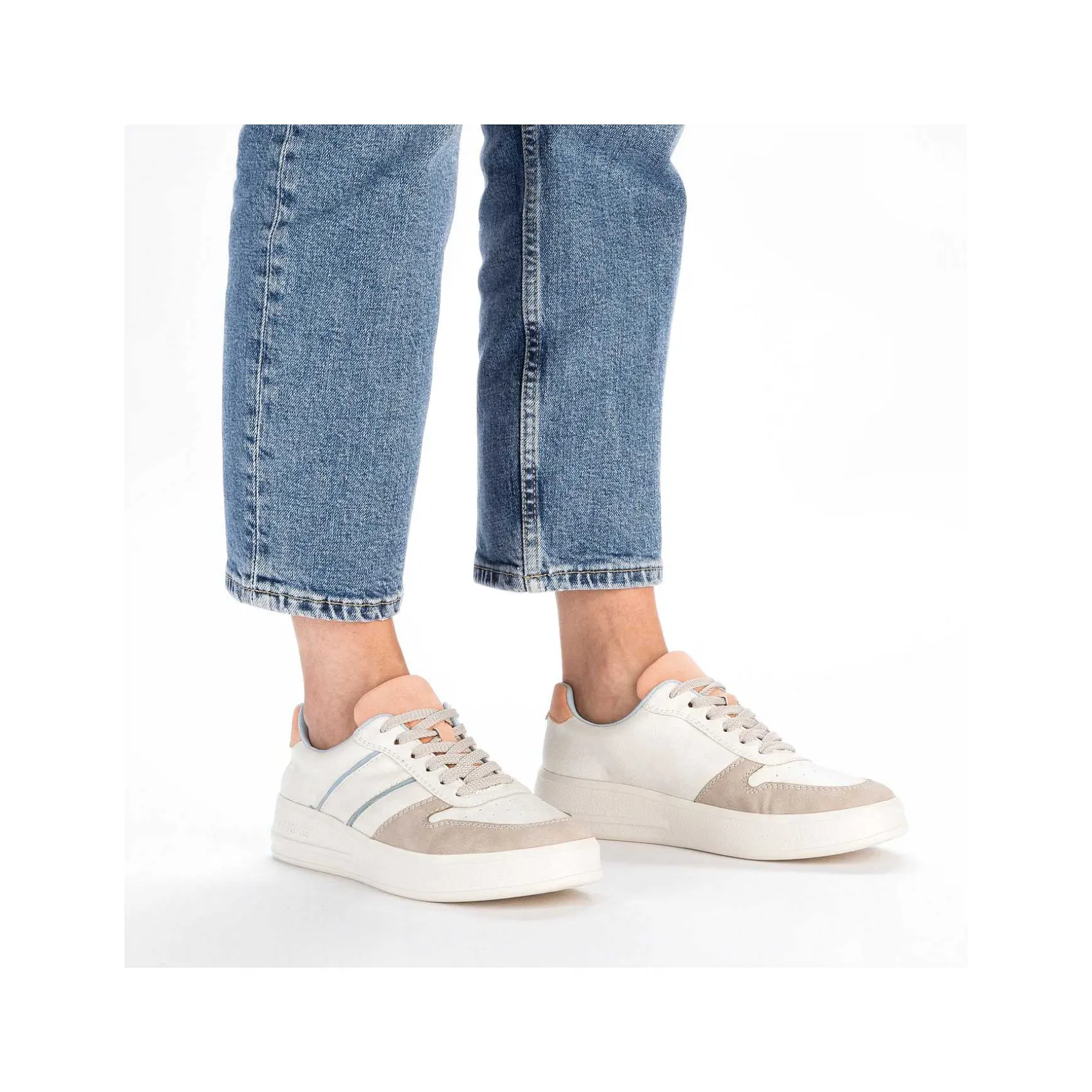 Rieker Women'S Sneaker Low Swan White