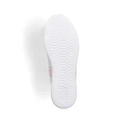 Rieker Women'S Sneaker Low Multi-Pure White