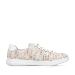 Rieker Women'S Sneaker Low Multi-Pure White