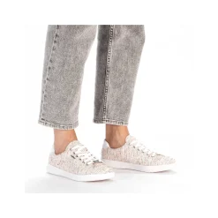 Rieker Women'S Sneaker Low Multi-Pure White