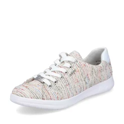 Rieker Women'S Sneaker Low Multi-Pure White
