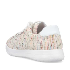 Rieker Women'S Sneaker Low Multi-Pure White