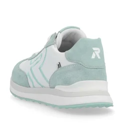 Rieker Women'S Sneaker Low Frost-White Aquamarine