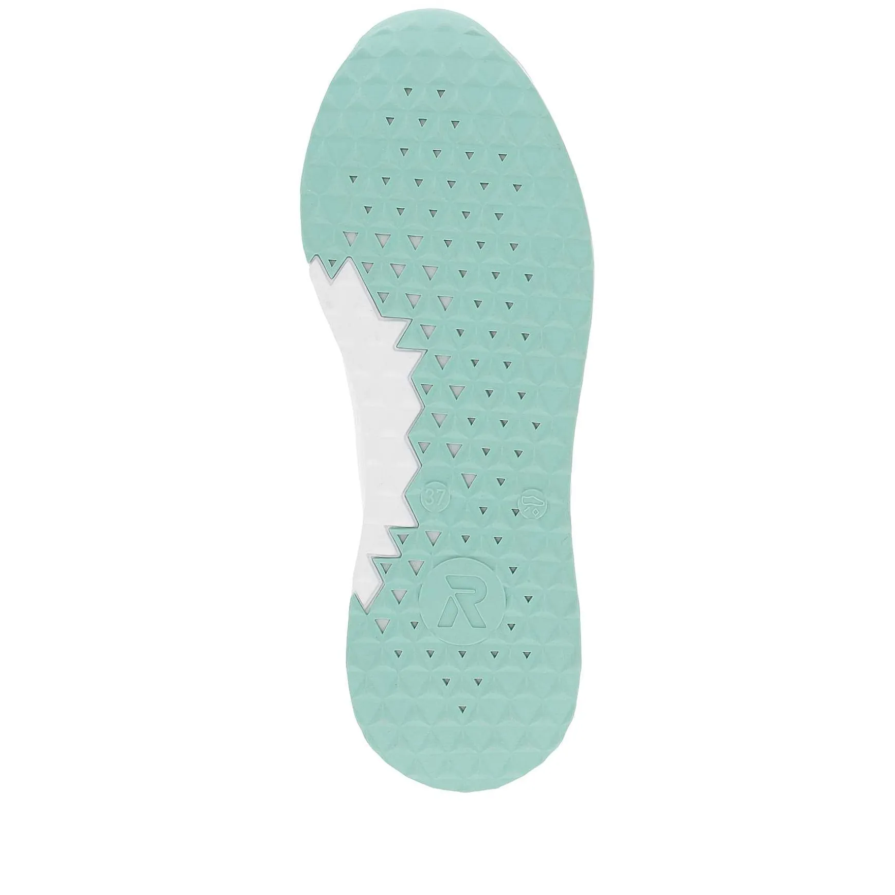 Rieker Women'S Sneaker Low Frost-White Aquamarine