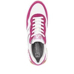 Rieker Women'S Sneaker Low Clear-White Fuchsia