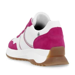 Rieker Women'S Sneaker Low Clear-White Fuchsia