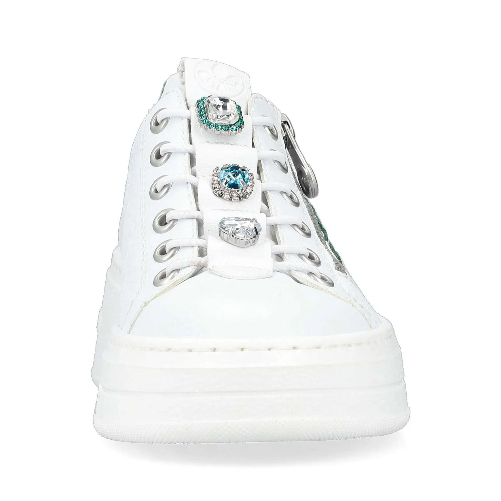 Rieker Women'S Sneaker Low Ice White