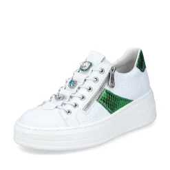 Rieker Women'S Sneaker Low Ice White