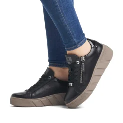 Rieker Women'S Sneaker Low Urban Black
