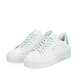 Rieker Women'S Sneaker Low Crystal-White Light-Aqua