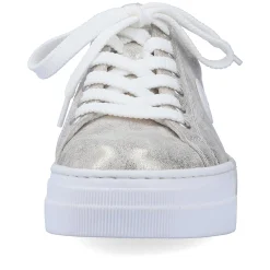 Rieker Women'S Sneaker Low Silver Metallic