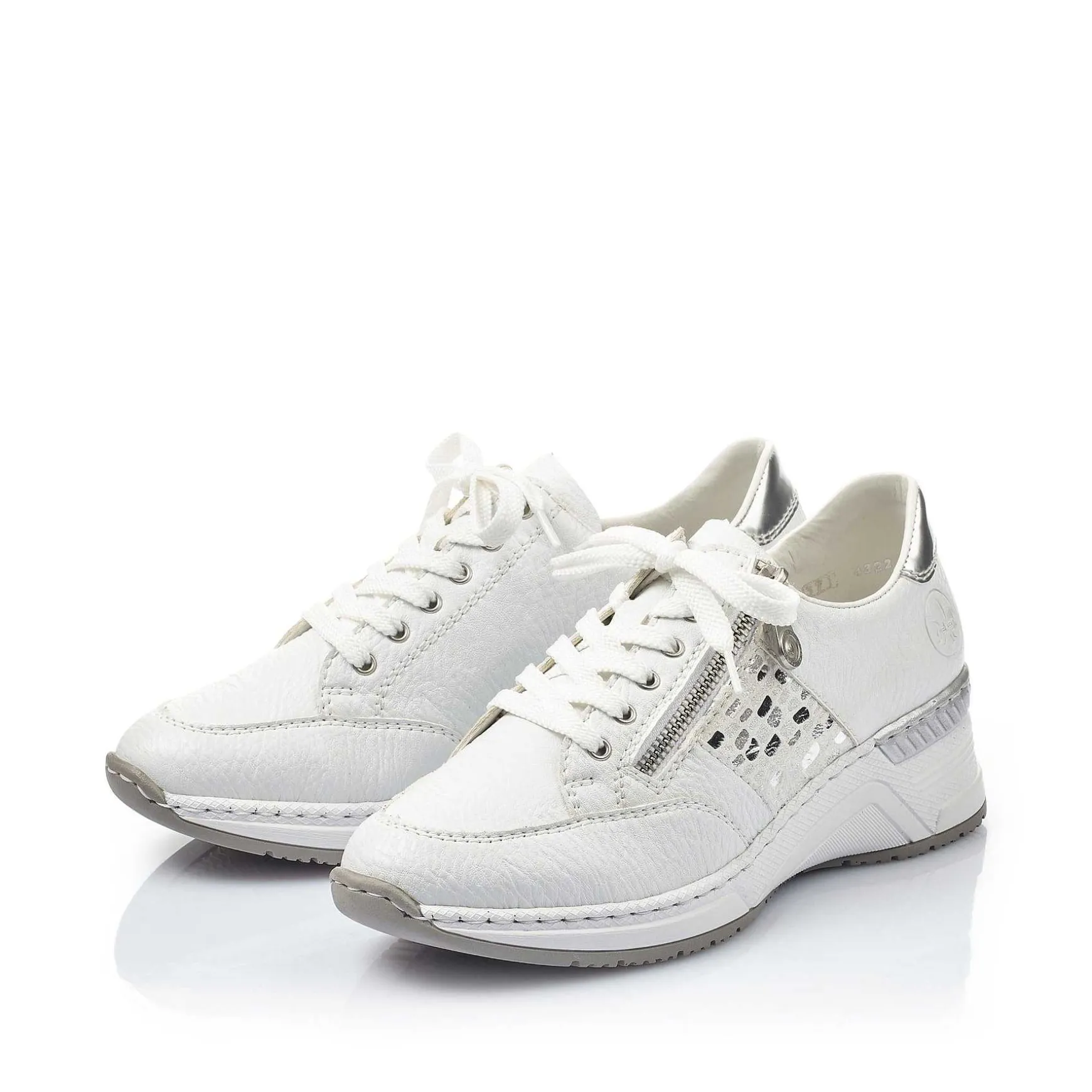 Rieker Women'S Sneaker Low Swan White