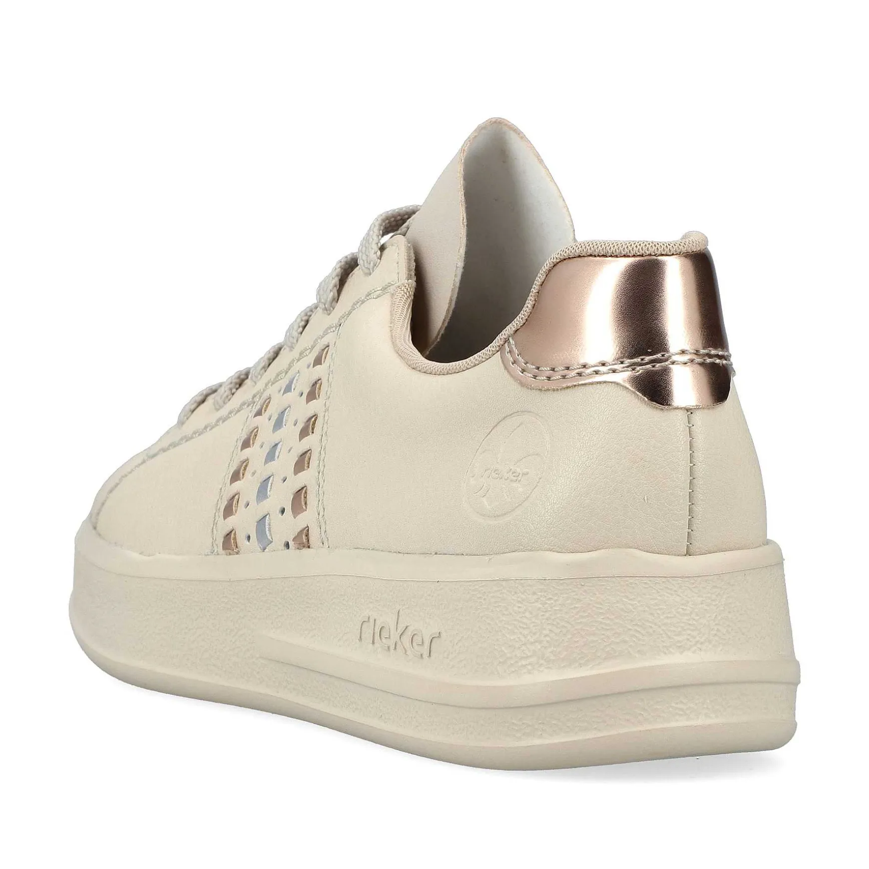 Rieker Women'S Sneaker Low Light Beige