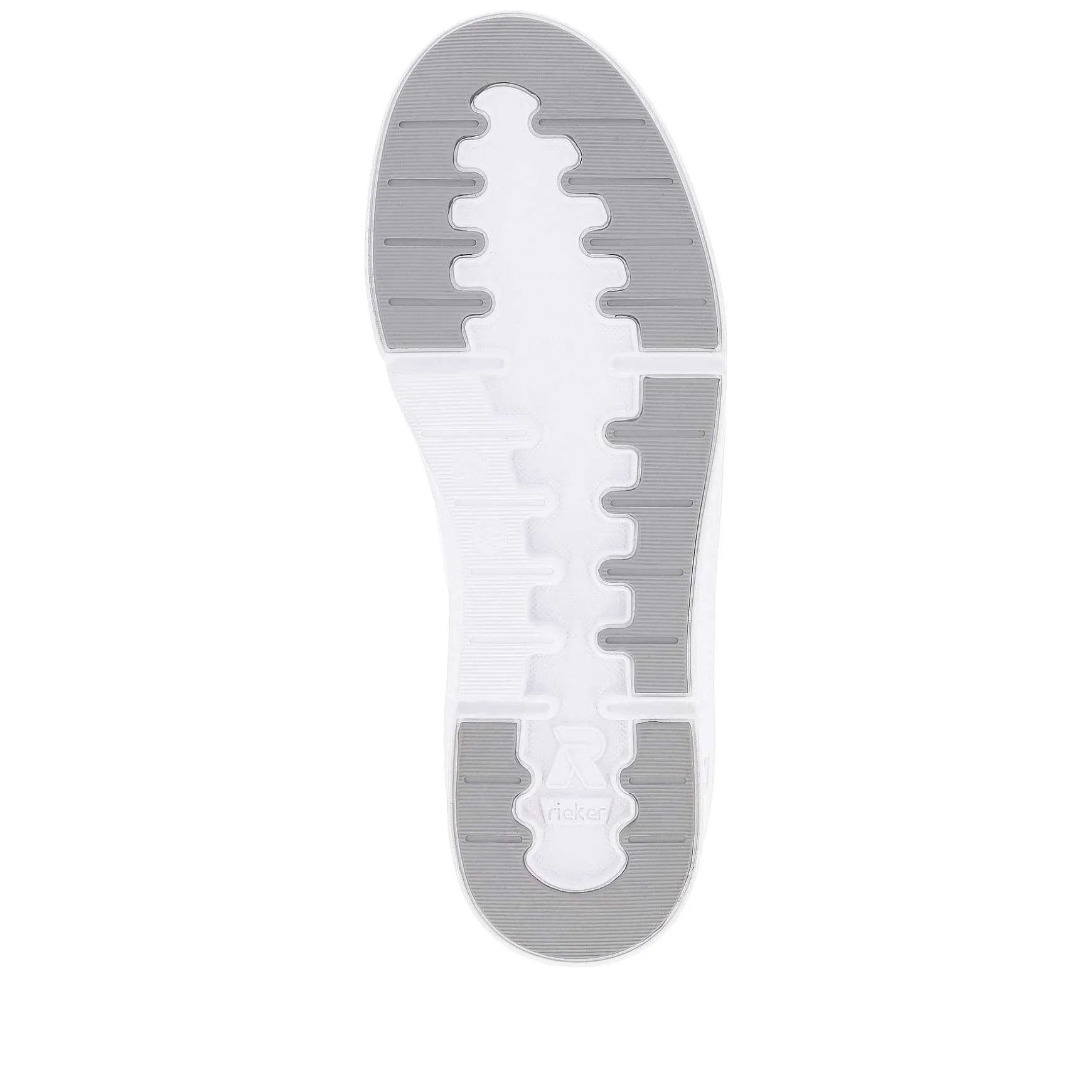 Rieker Women'S Sneaker Low Snow-White Dusty-Grey