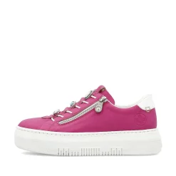 Rieker Women'S Sneaker Low Blood Pink