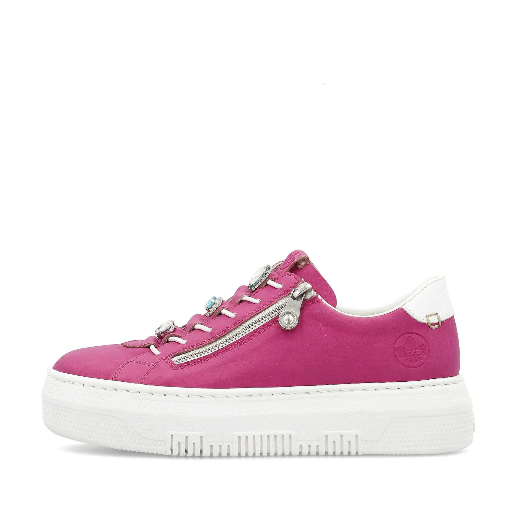 Rieker Women'S Sneaker Low Blood Pink