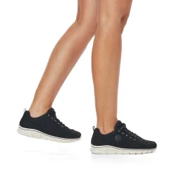 Rieker Women'S Sneaker Low Deep Black