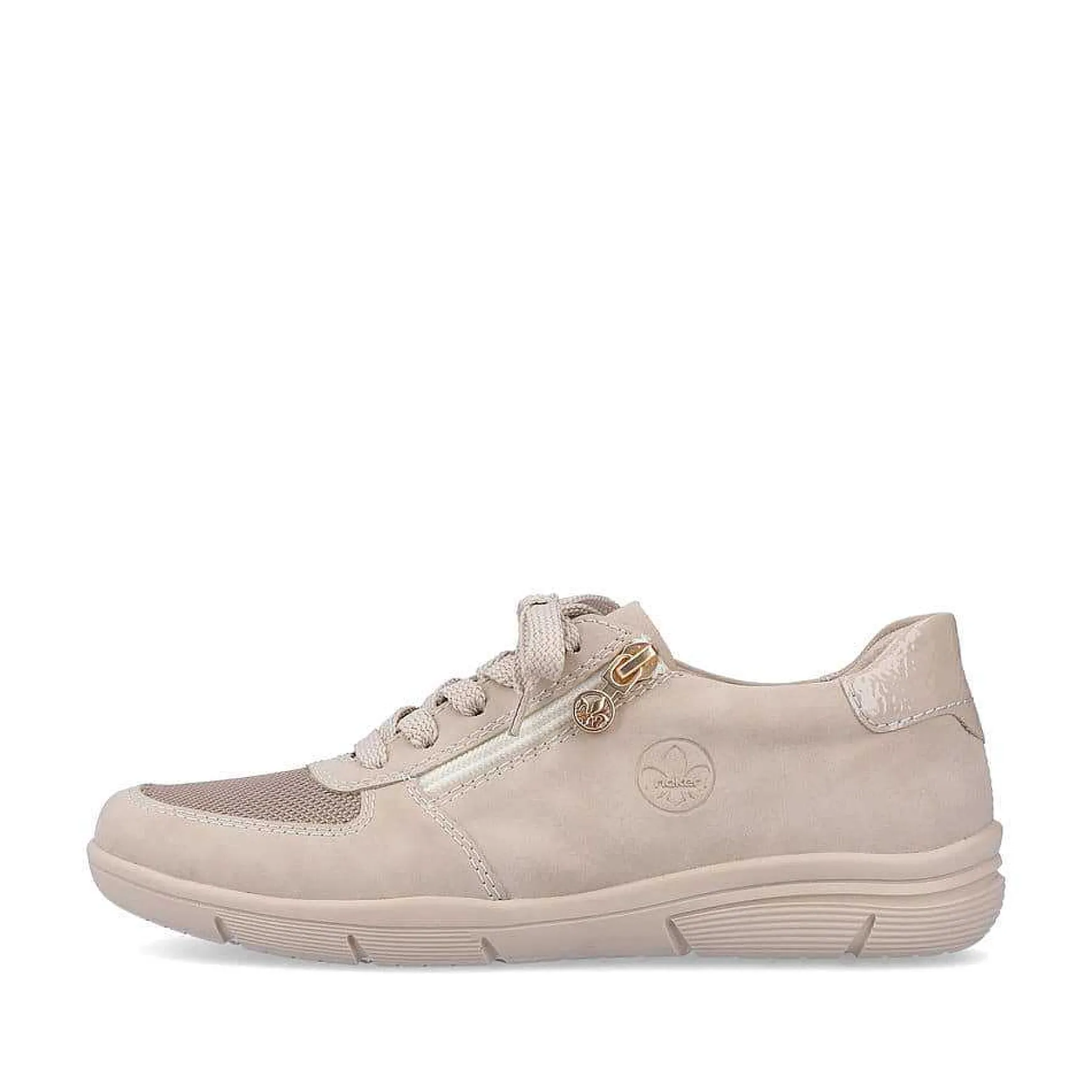 Rieker Women'S Sneaker Low Cream Beige