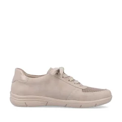 Rieker Women'S Sneaker Low Cream Beige